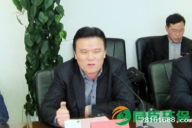 赵立明在签约仪式上讲话