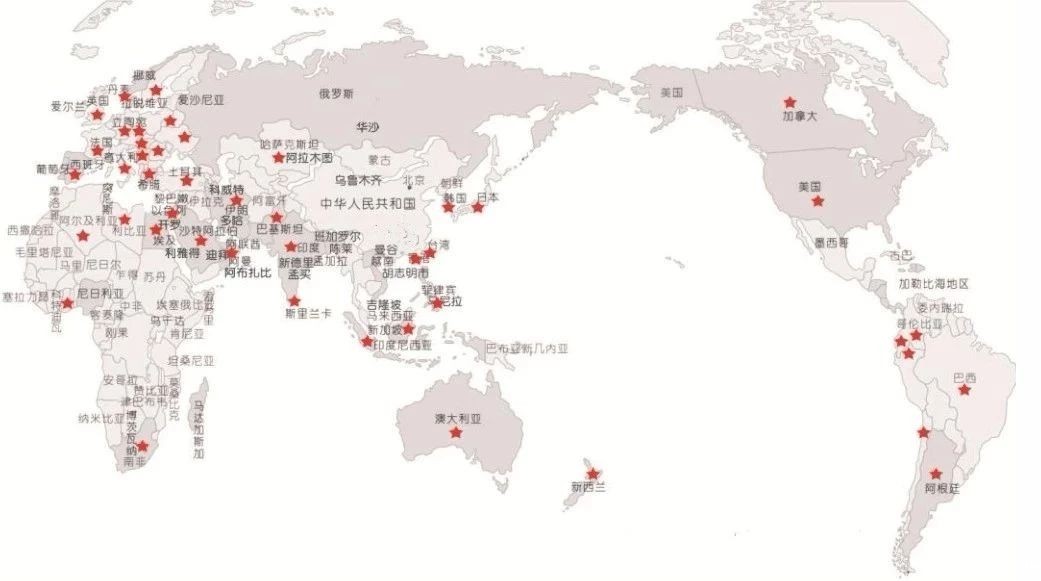 （公司业务分布图）